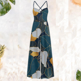 Danna Cowl Jumpsuit Daisies