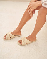 Double Sole x Bands Sandals Natural