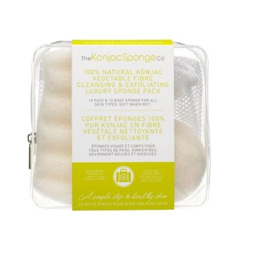 Travel/Gift Sponge Bag Duo Pack 100% Pure (with Mesh bag)