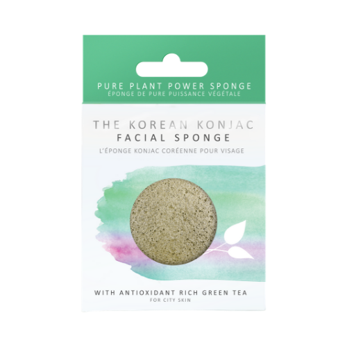 Konjac Facial Puff Sponge With Green Tea