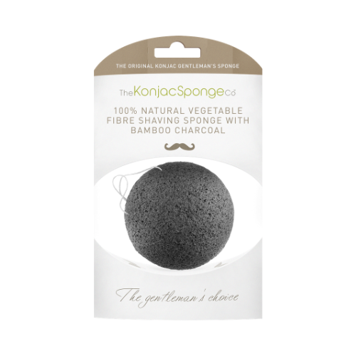 Konjac Gentleman‚Äôs Shaving Sponge With Bamboo Charcoal
